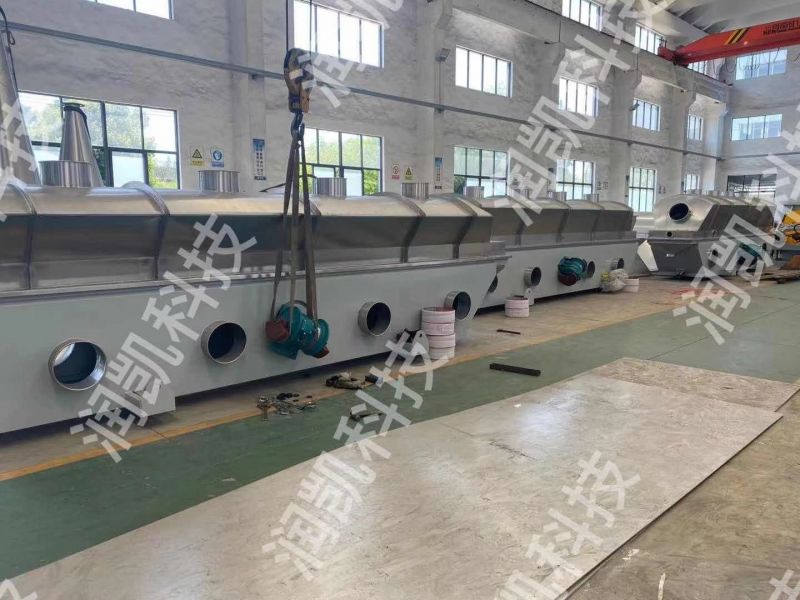 常州潤凱與內(nèi)蒙某公司簽訂的8臺(tái)振動(dòng)流化床干燥機(jī)持續(xù)趕貨中。